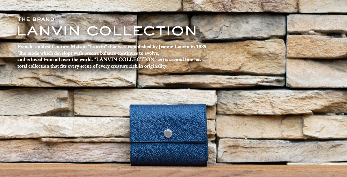 LANVIN COLLECTION 三つ折り財布