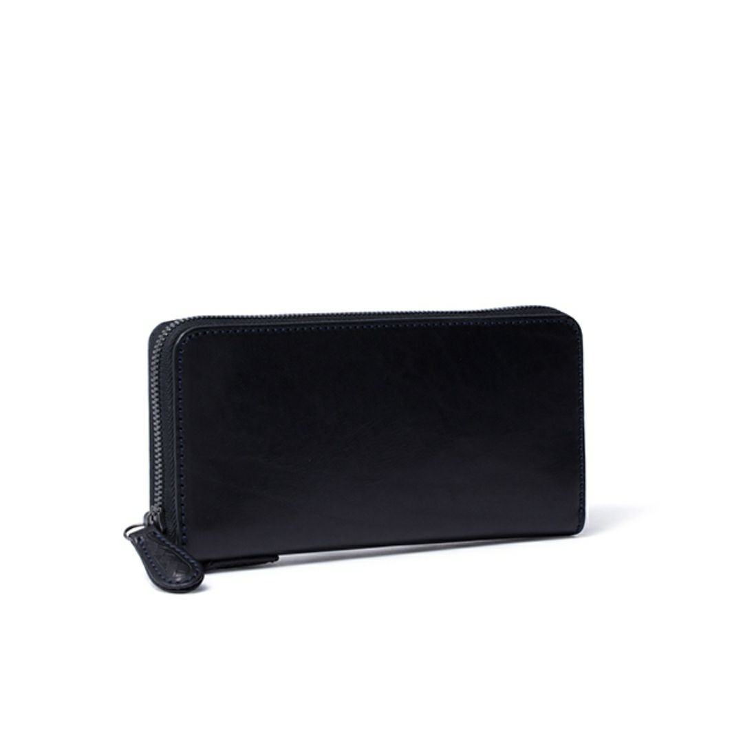 NOMADOI アラバマ ラウンドファスナー長財布 シングル ブラック