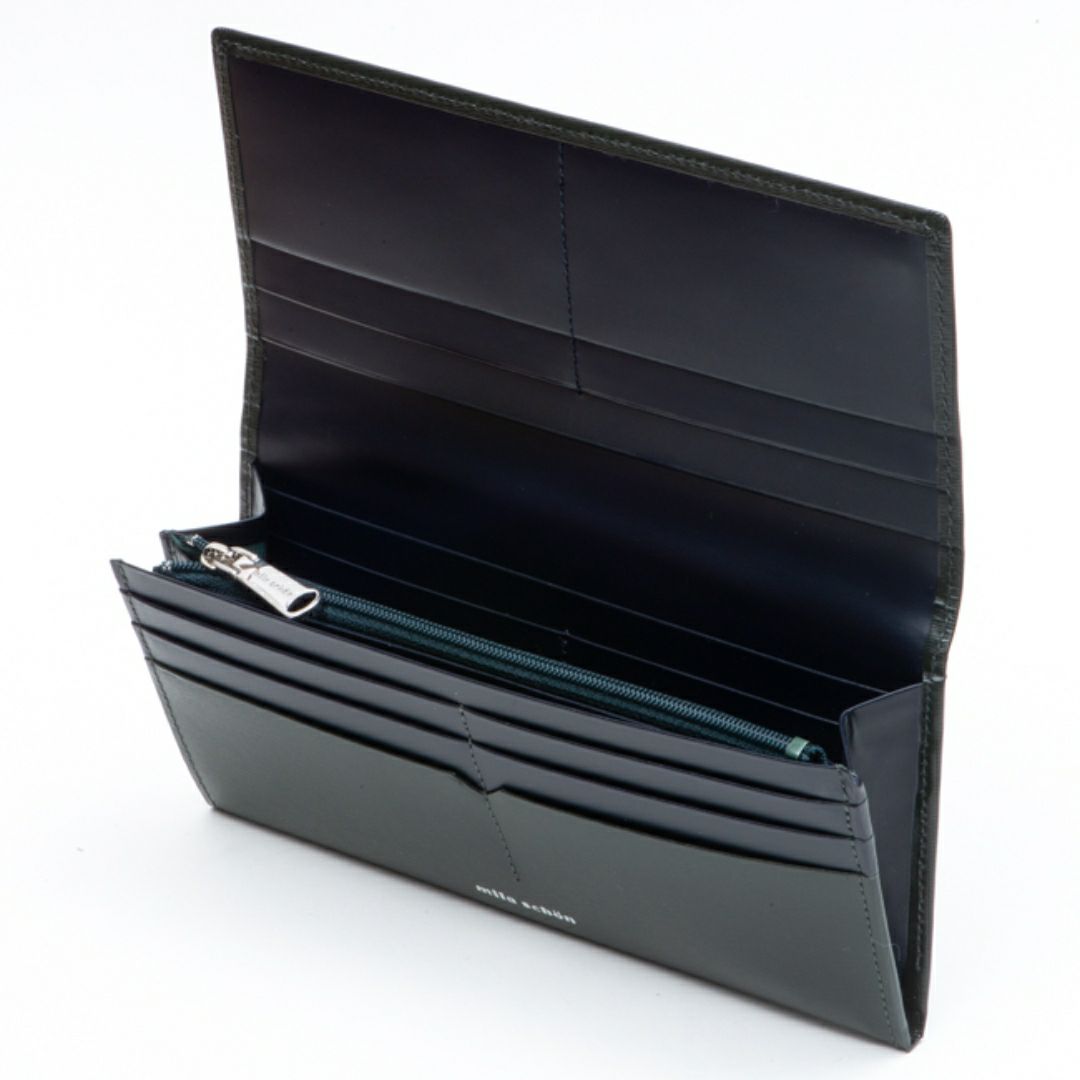 mila schon falterona(ファルテローナ) 長財布 グリーン