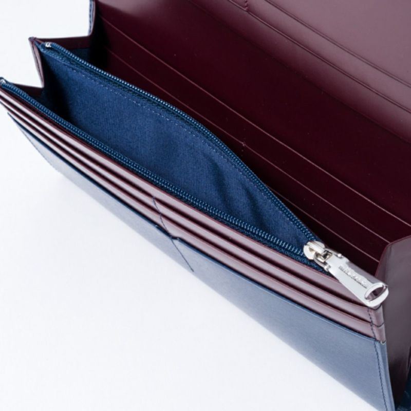 mila schon falterona(ファルテローナ) 長財布 ネイビー