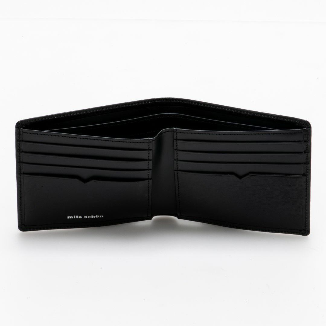 mila schon falterona(ファルテローナ) 折り財布 ブラック
