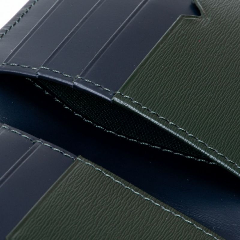 mila schon falterona(ファルテローナ) 折り財布 グリーン