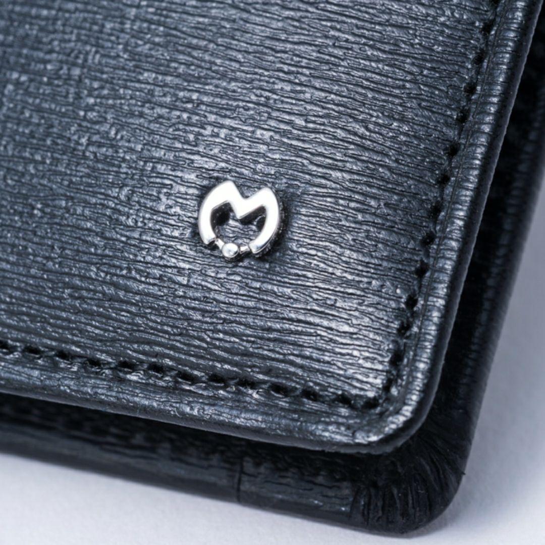 mila schon falterona(ファルテローナ) パスケース ブラック