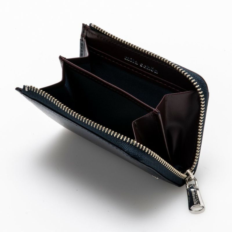 mila schon falterona(ファルテローナ) コインケース ネイビー