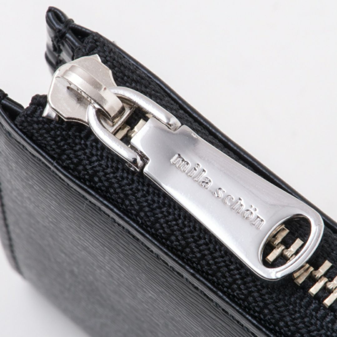 mila schon falterona(ファルテローナ) コインケース ブラック