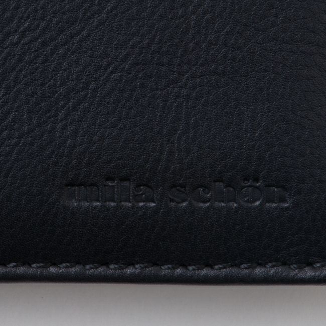 mila schon CALF LEATHER 長財布 ブラック