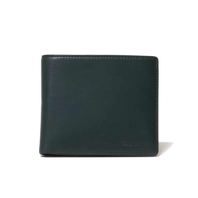 mila schon CALF LEATHER カード付き二つ折り財布 グリーン