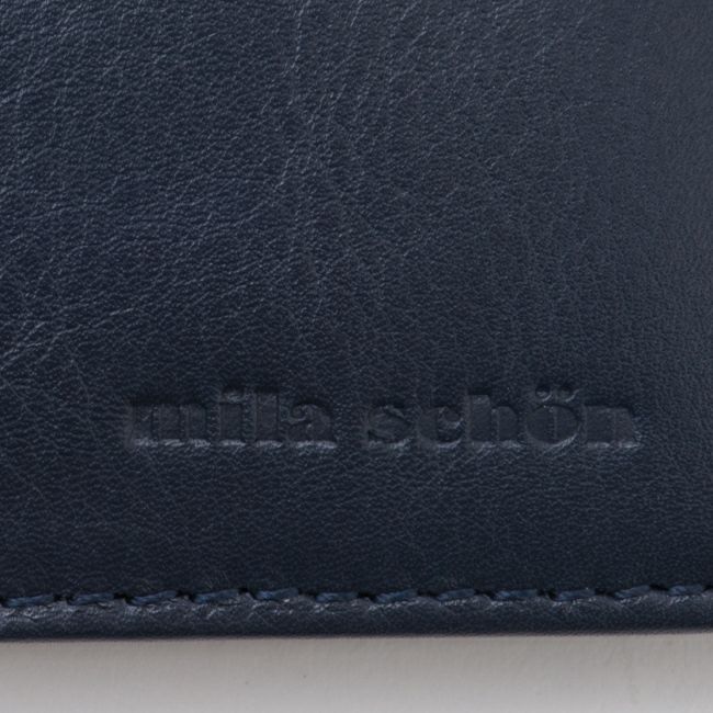 mila schon CALF LEATHER カード付き二つ折り財布