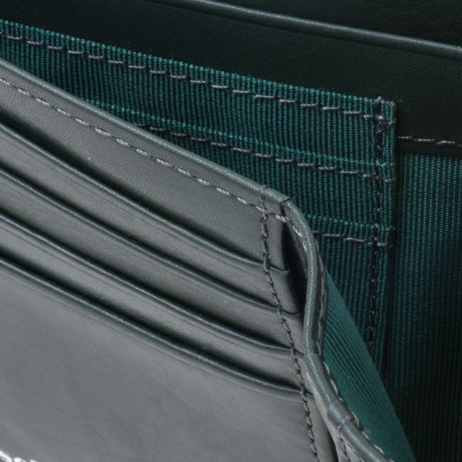 mila schon CALF LEATHER 小銭入付き二つ折り財布