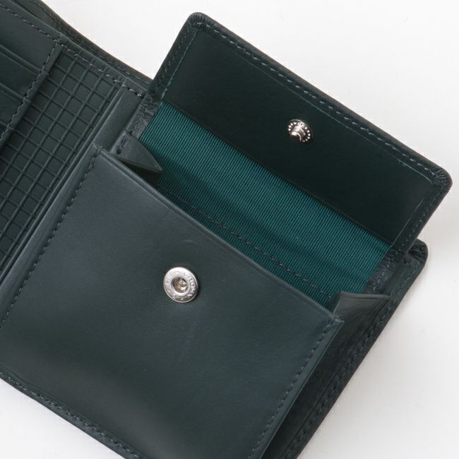 mila schon CALF LEATHER 小銭入付き二つ折り財布