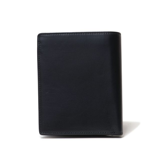 mila schon CALF LEATHER 中ベラ付二つ折り財布 ブラック
