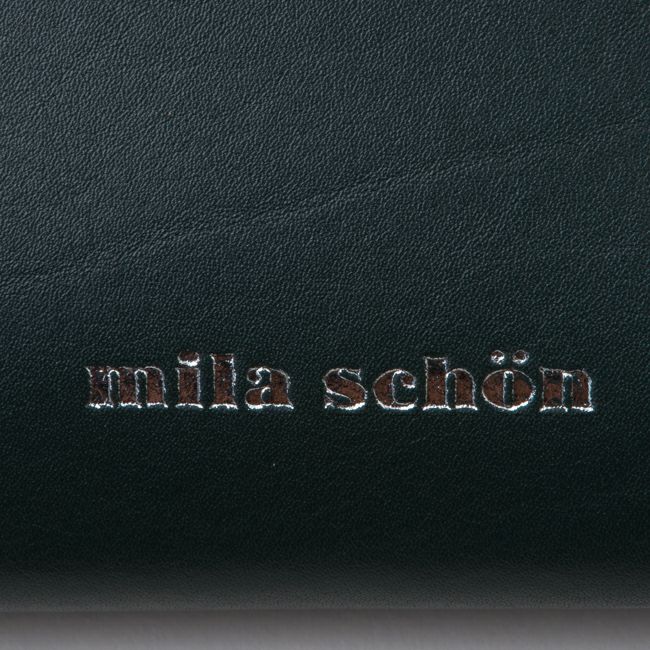 mila schon CALF LEATHER パスケース グリーン