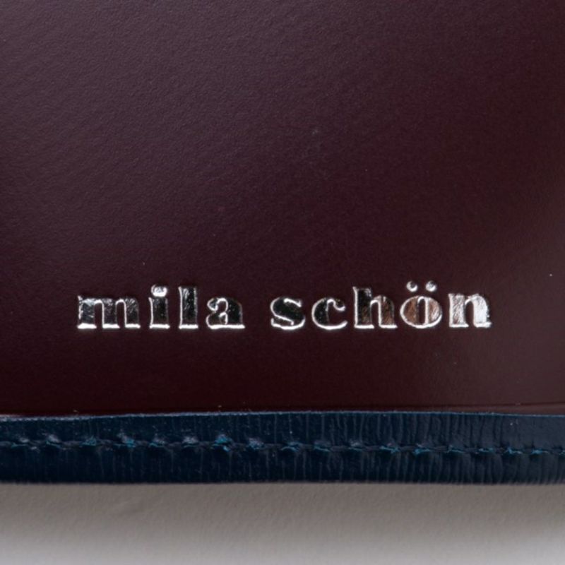 mila schon falterona(ファルテローナ) キーケース ネイビー