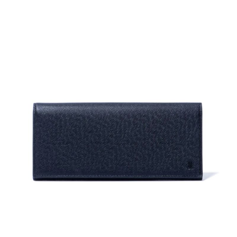 LANVIN COLLECTION couleur du vin かぶせ型長財布 ブラック