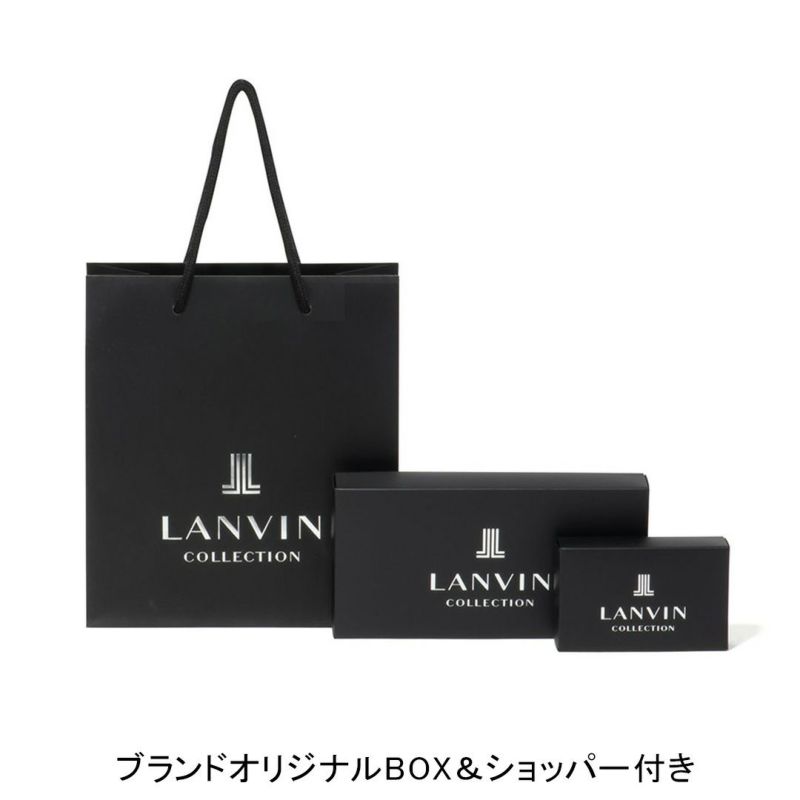 LANVIN COLLECTION couleur du vin かぶせ型長財布