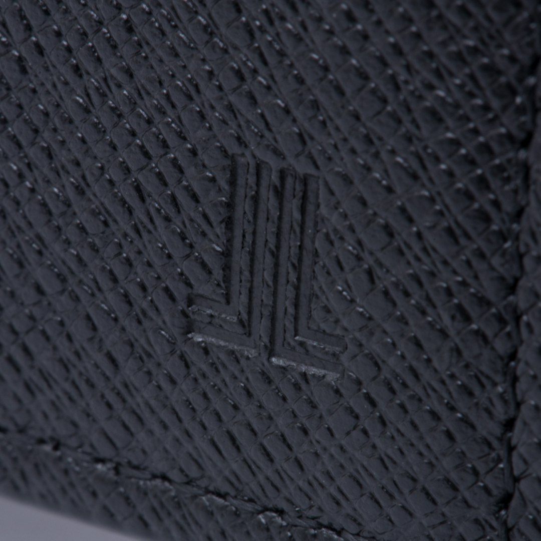 LANVIN COLLECTION couleur du vin 小銭入れ付き二つ折り財布 ブラック