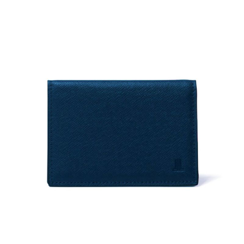 LANVIN COLLECTION couleur du vin パスケース ブルー