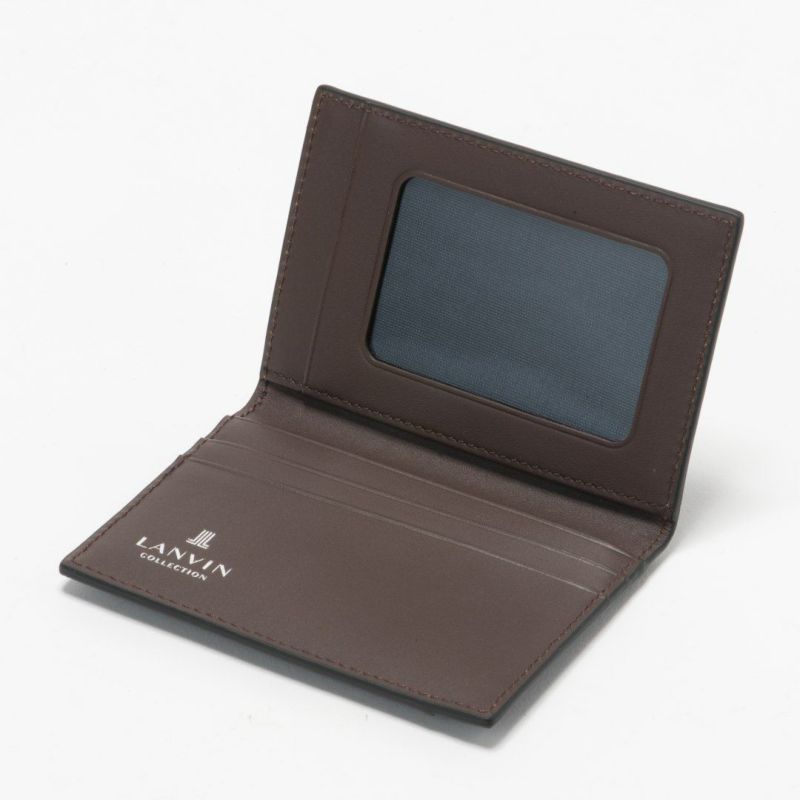 LANVIN COLLECTION couleur du vin パスケース ブルー