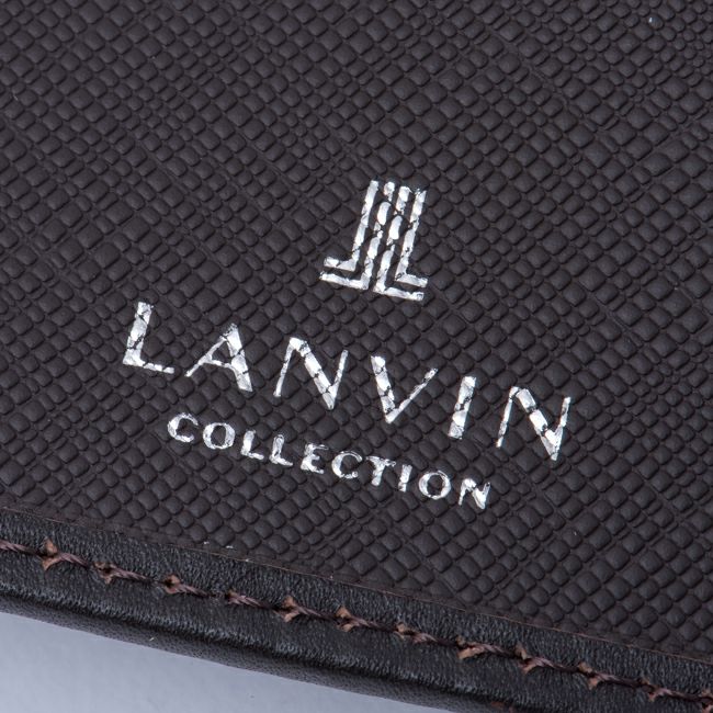 LANVIN COLLECTION EMBOSS COMBINATION 小銭入れ付き二つ折り財布