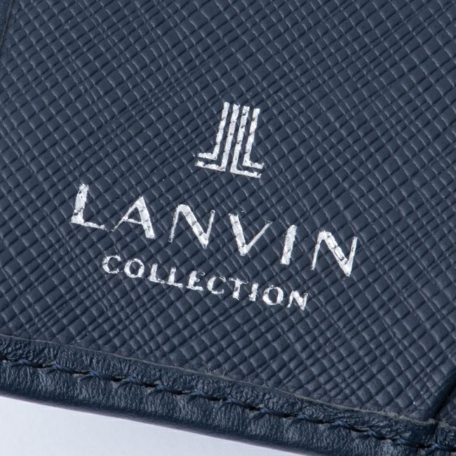 LANVIN COLLECTION EMBOSS COMBINATION キーケース ネイビー
