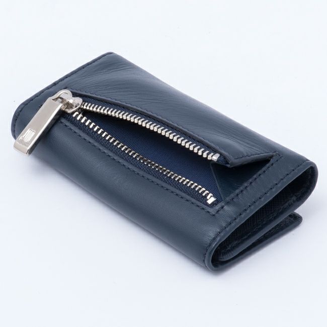 LANVIN COLLECTION EMBOSS COMBINATION キーケース ネイビー