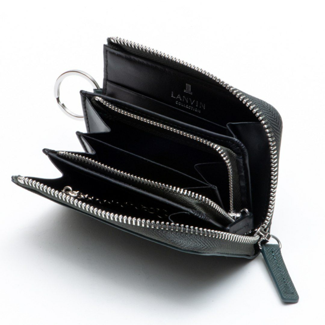 LANVIN COLLECTION couleur du vin スマートキーケース グリーン