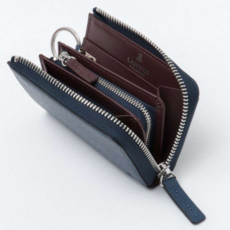 LANVIN COLLECTION couleur du vin スマートキーケース ブルー