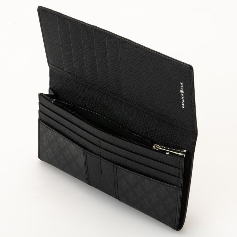 PATRICK COX ニューキングス かぶせ型長財布 ブラック