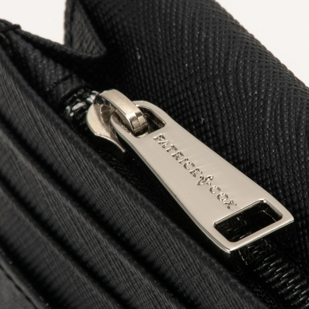 PATRICK COX ニューキングス かぶせ型長財布 ブラック