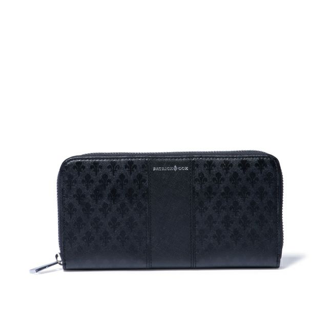 PATRICK COX ニューキングス ラウンドファスナー長財布 ブラック