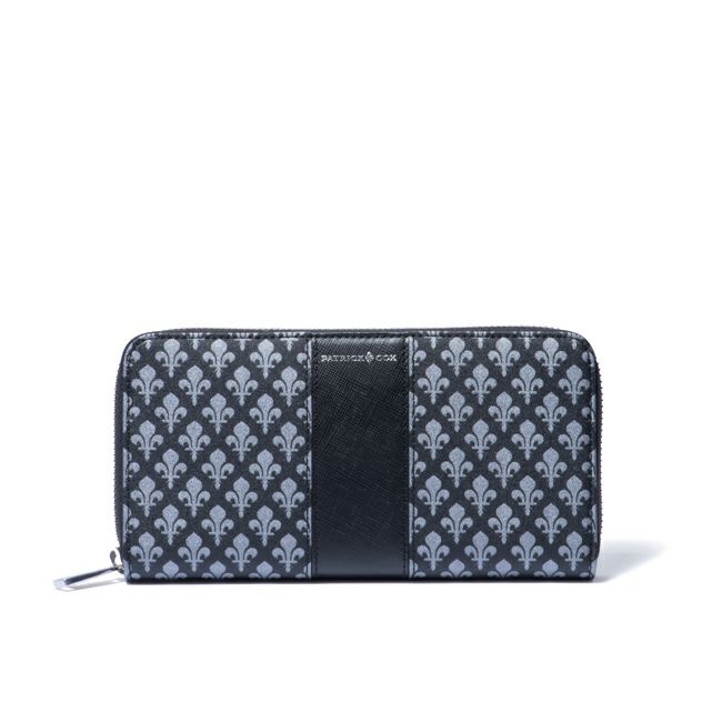 PATRICK COX ニューキングス ラウンドファスナー長財布 シルバー