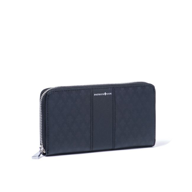 PATRICK COX ニューキングス ラウンドファスナー長財布 ブラック