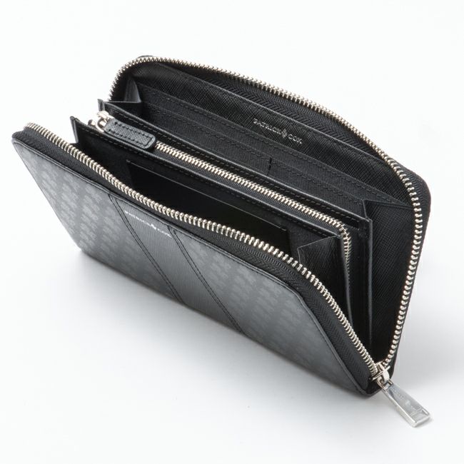 PATRICK COX ニューキングス ラウンドファスナー長財布 ブラック