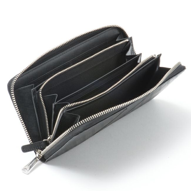 PATRICK COX ニューキングス ラウンドファスナー長財布 ブラック