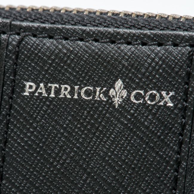 PATRICK COX ニューキングス ラウンドファスナー長財布 ブラック