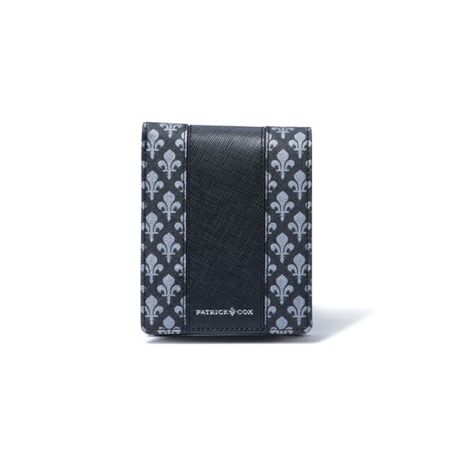 PATRICK COXニューキングス 小銭入れ付き折り財布 シルバー