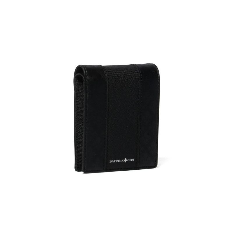 PATRICK COXニューキングス 小銭入れ付き折り財布 ブラック