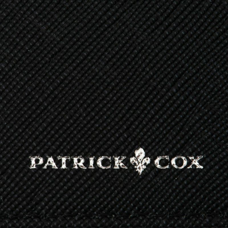PATRICK COXニューキングス 小銭入れ付き折り財布 ブラック