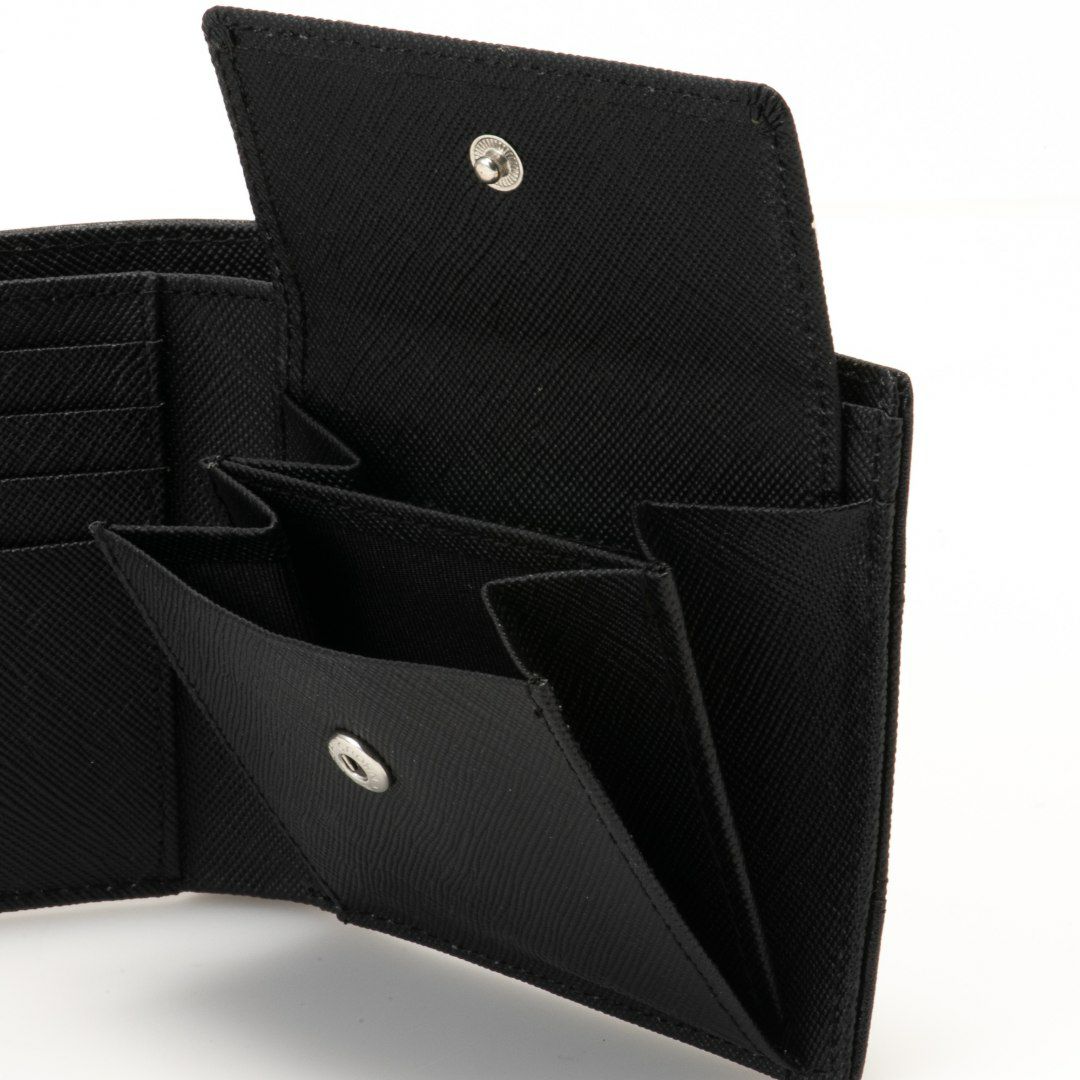 PATRICK COXニューキングス 小銭入れ付き折り財布 ブラック