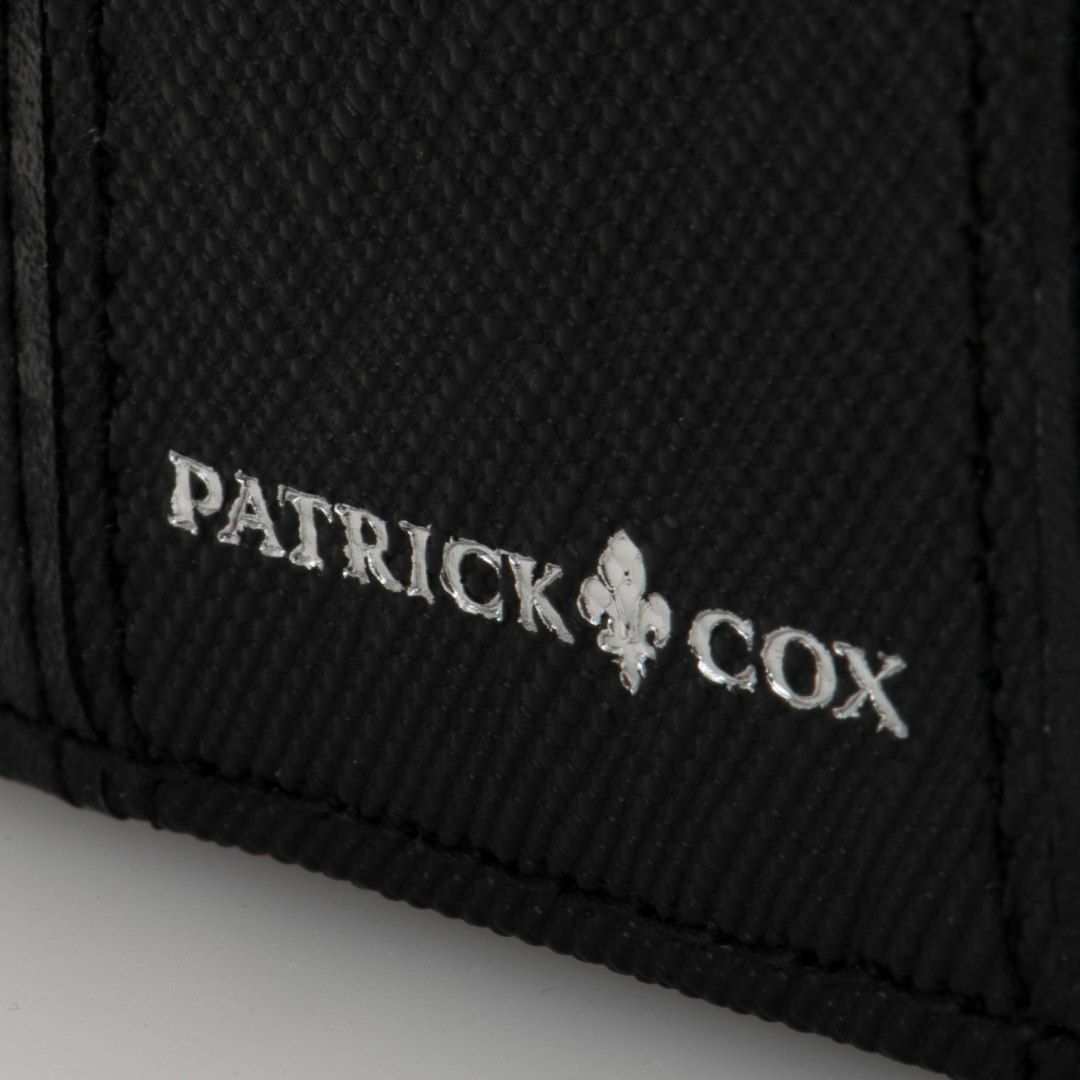 PATRICK COXニューキングス 小銭入れ付き折り財布 ブラック