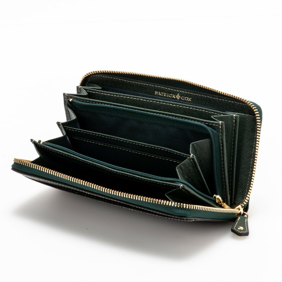 PATRICK COX リッチ ラウンドファスナー長財布 商品｜THE BAGMANIA