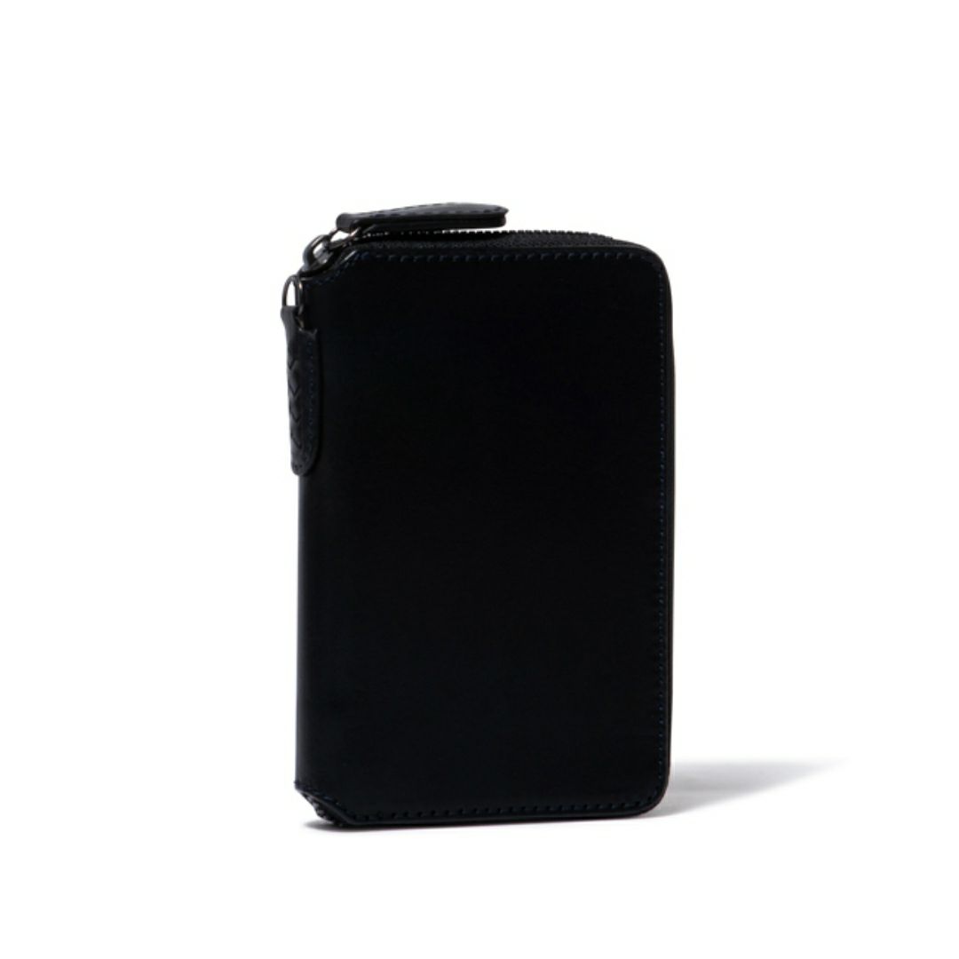 NOMADOI アラバマ ミドルラウンド折り財布 ブラック