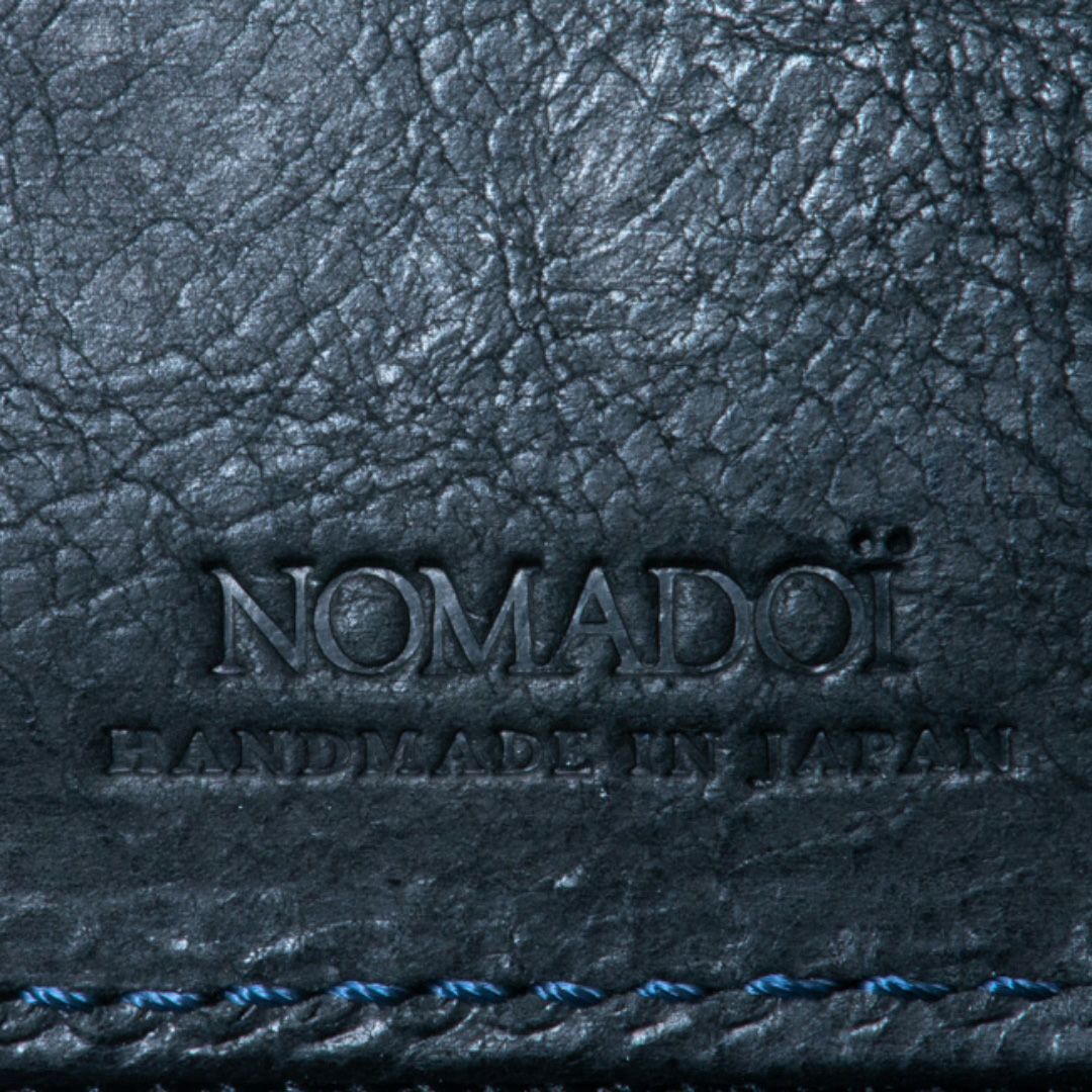 NOMADOI アラバマ ミドルラウンド折り財布 ブラック