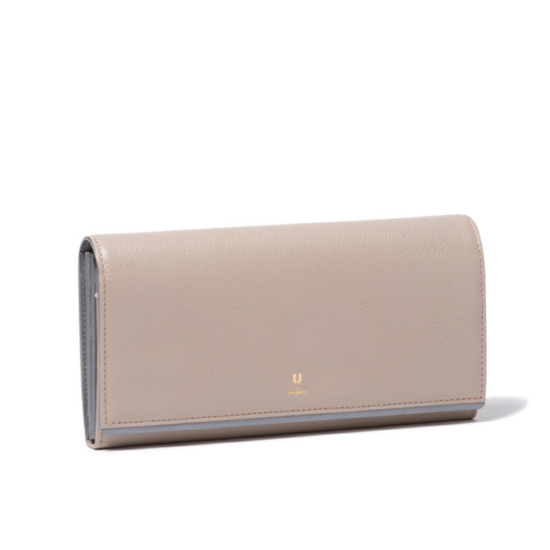  U by ungaro ソフィア ダブルファスナー長財布 アイボリー