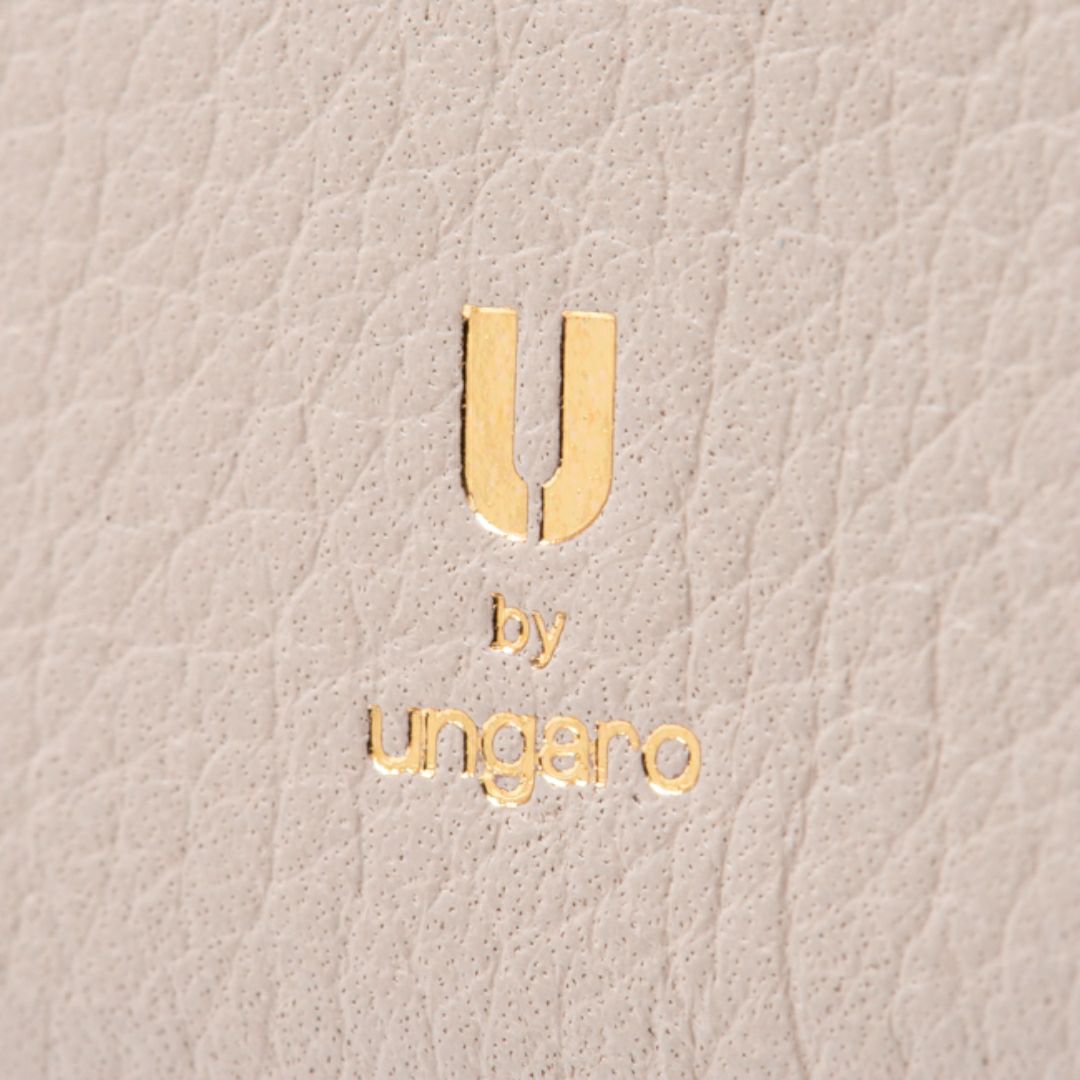  U by ungaro ソフィア ダブルファスナー長財布 アイボリー