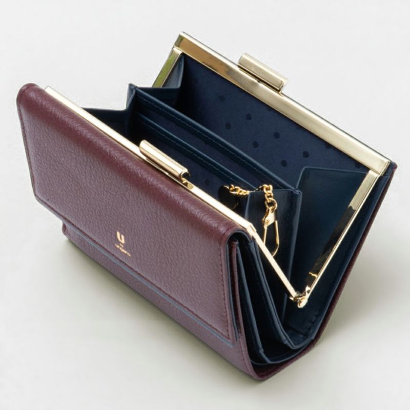  U by ungaro ソフィア 口金折り財布 ボルドー