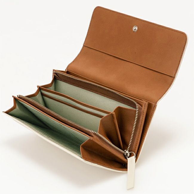 MARGARET HOWELL idea ベンジャミン 長財布 オフホワイト