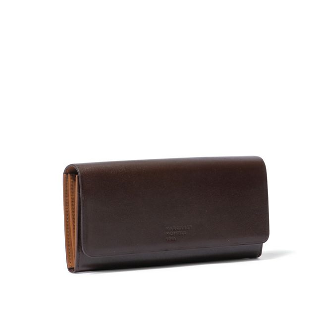 MARGARET HOWELL idea ベンジャミン 長財布 ダークブラウン