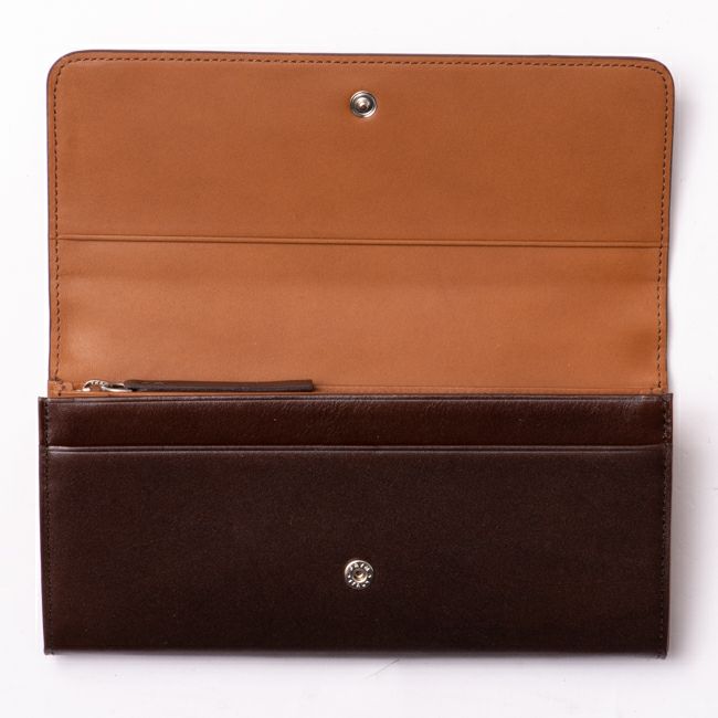 MARGARET HOWELL idea ベンジャミン 長財布 ダークブラウン