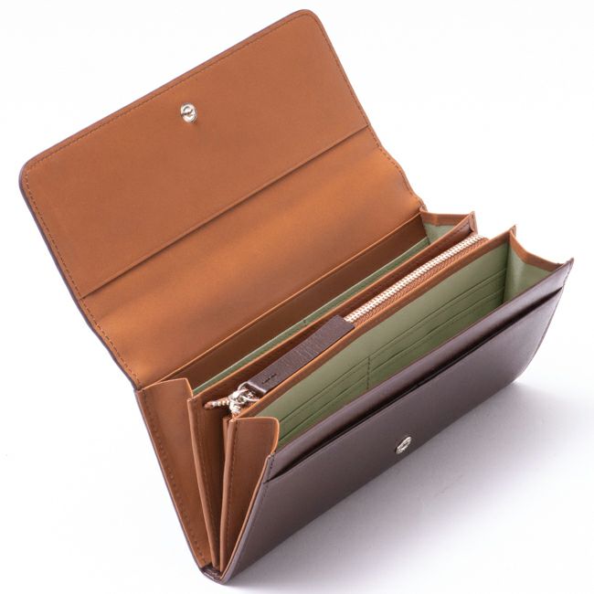 MARGARET HOWELL idea ベンジャミン 長財布 ダークブラウン